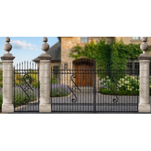 Poarta fier forjat model R1 7